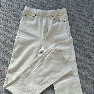 Motel Rocks Cream Denim Jeans